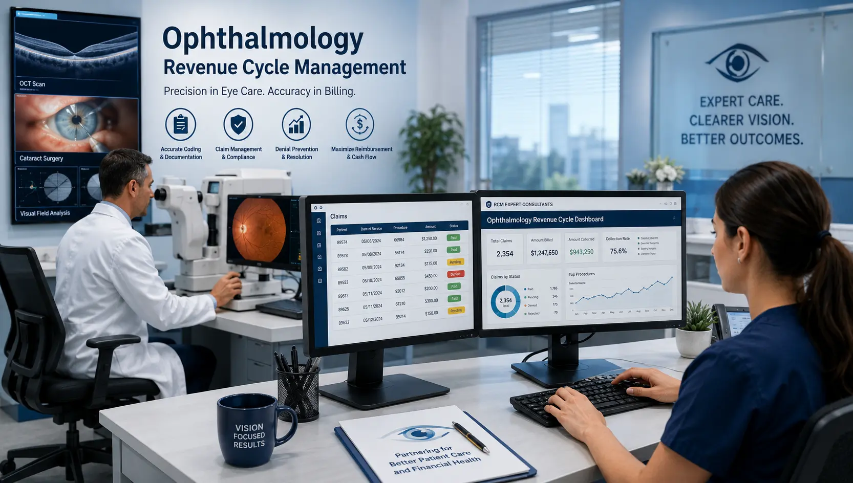 Ophthalmology Claims Handling